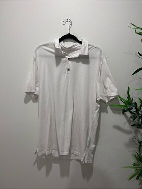 Classic White Men's Polo - Soft Everyday Comfort